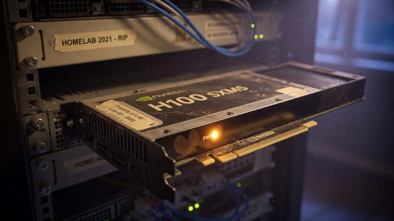 Careful cleaning of years of thermal dust from a GPU heatsink